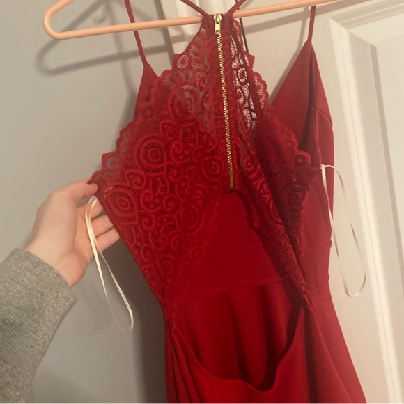 Homecoming dress Red High/Low - Picture 4 of 4